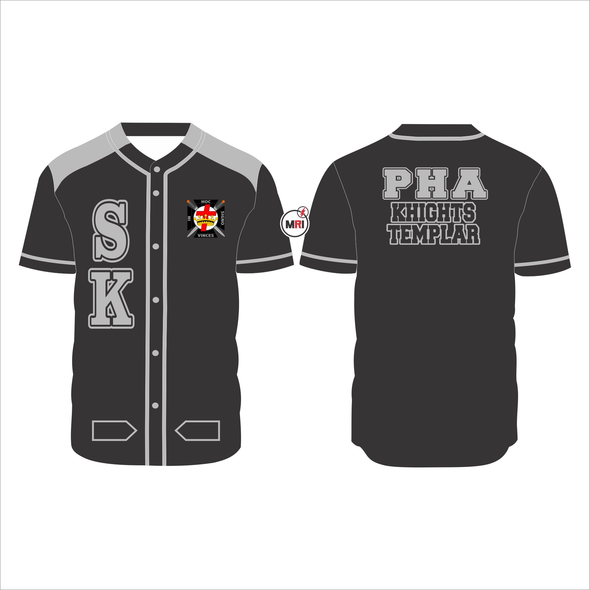 Knight Templar Baseball Jersey