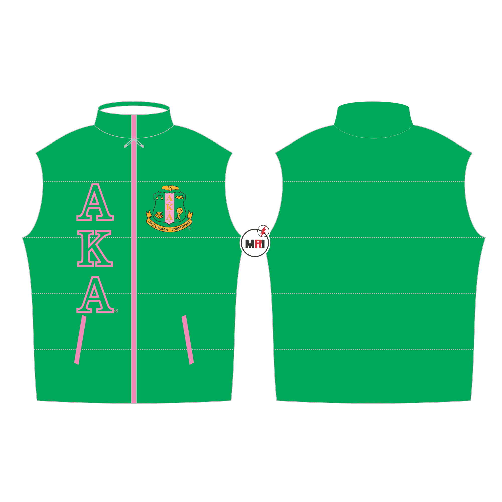 Alpha Kappa Alpha Quilted Vest