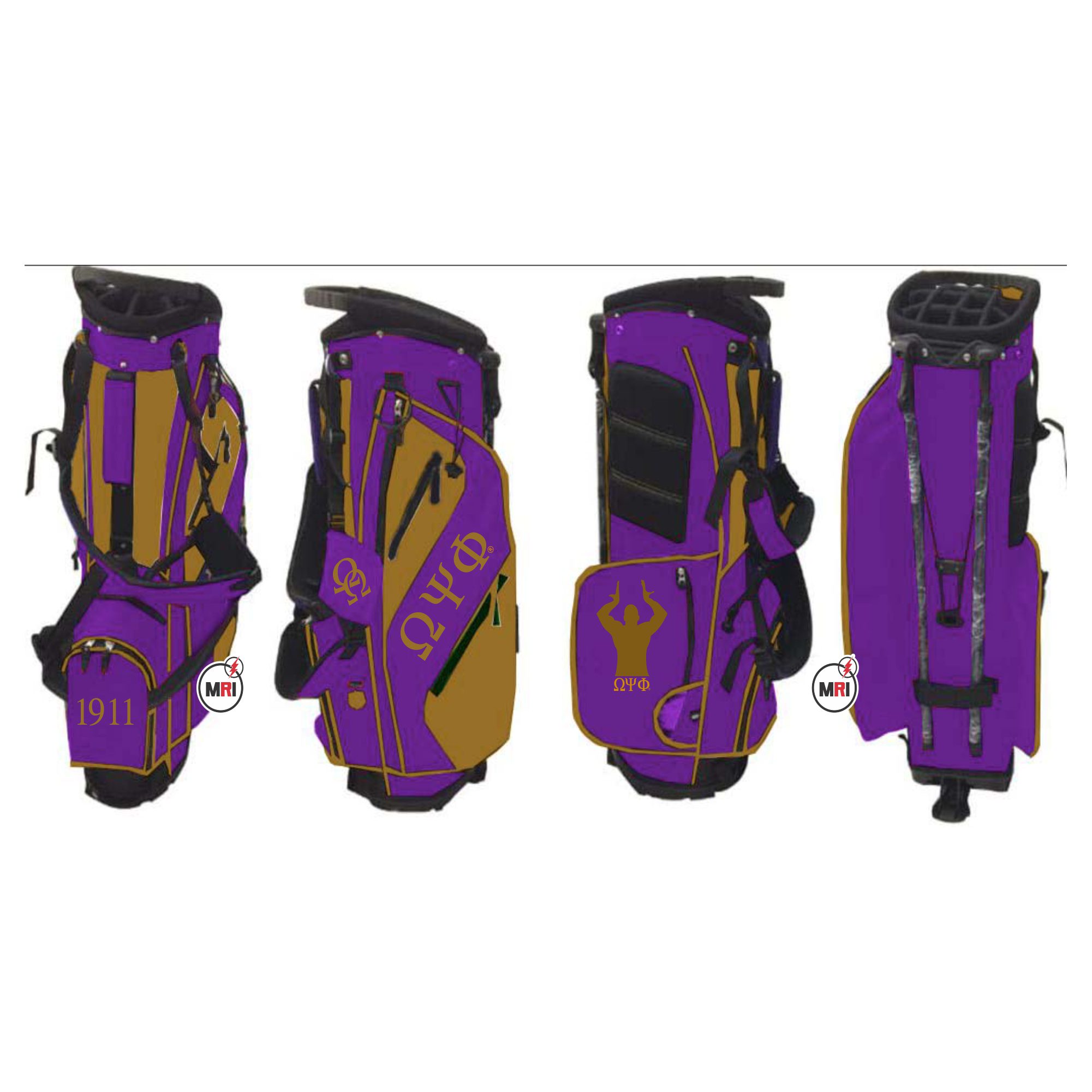 Omega Psi Phi Golf Bag