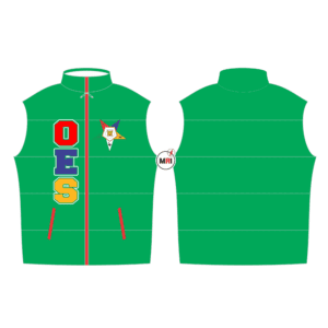 Order Of The Eastern Star Quilted Vest