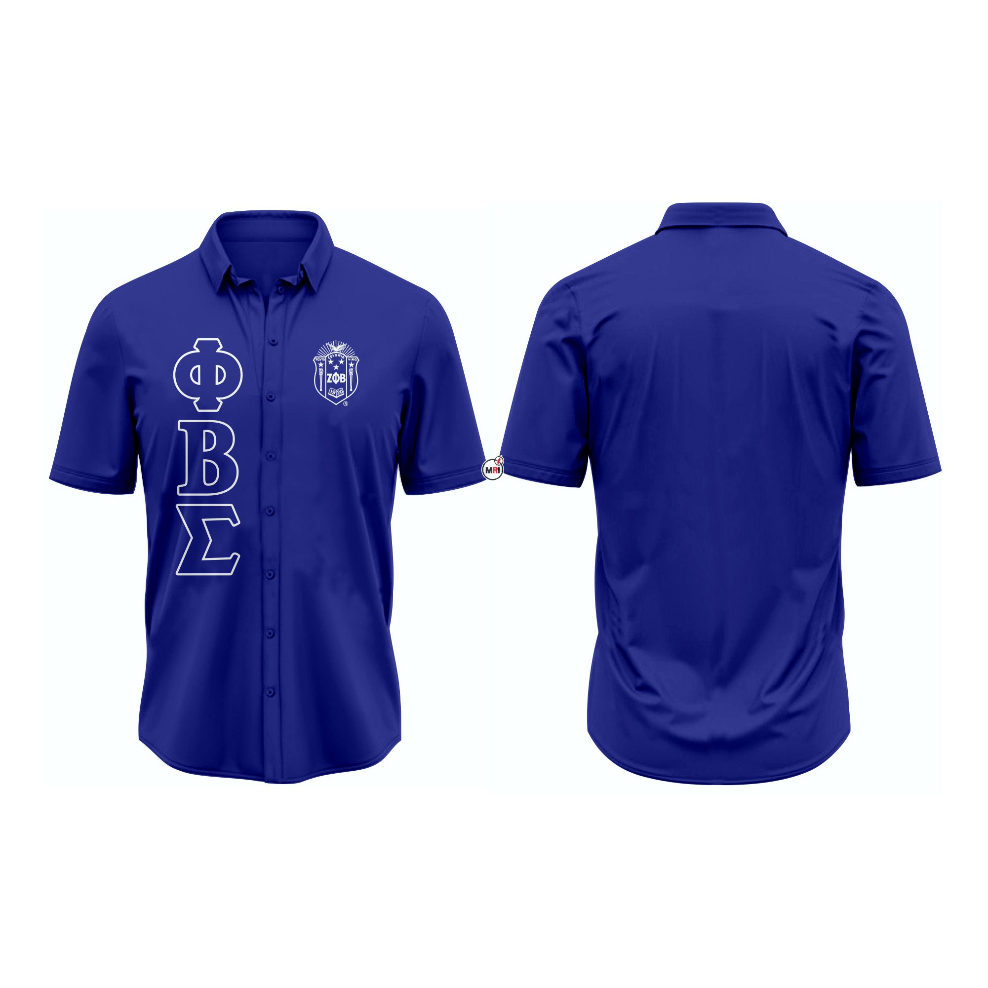 Zeta Phi Beta Button Down Shirt