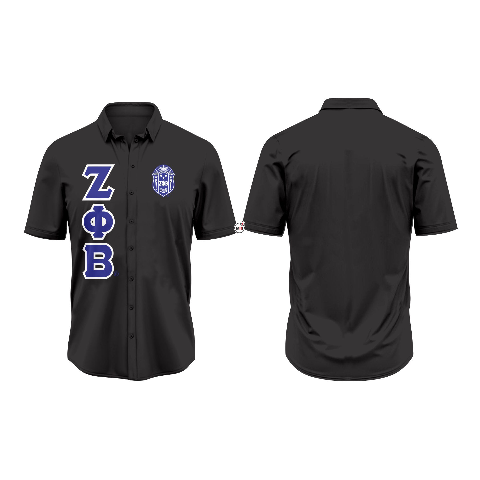 Zeta Phi Beta Button Down Shirt
