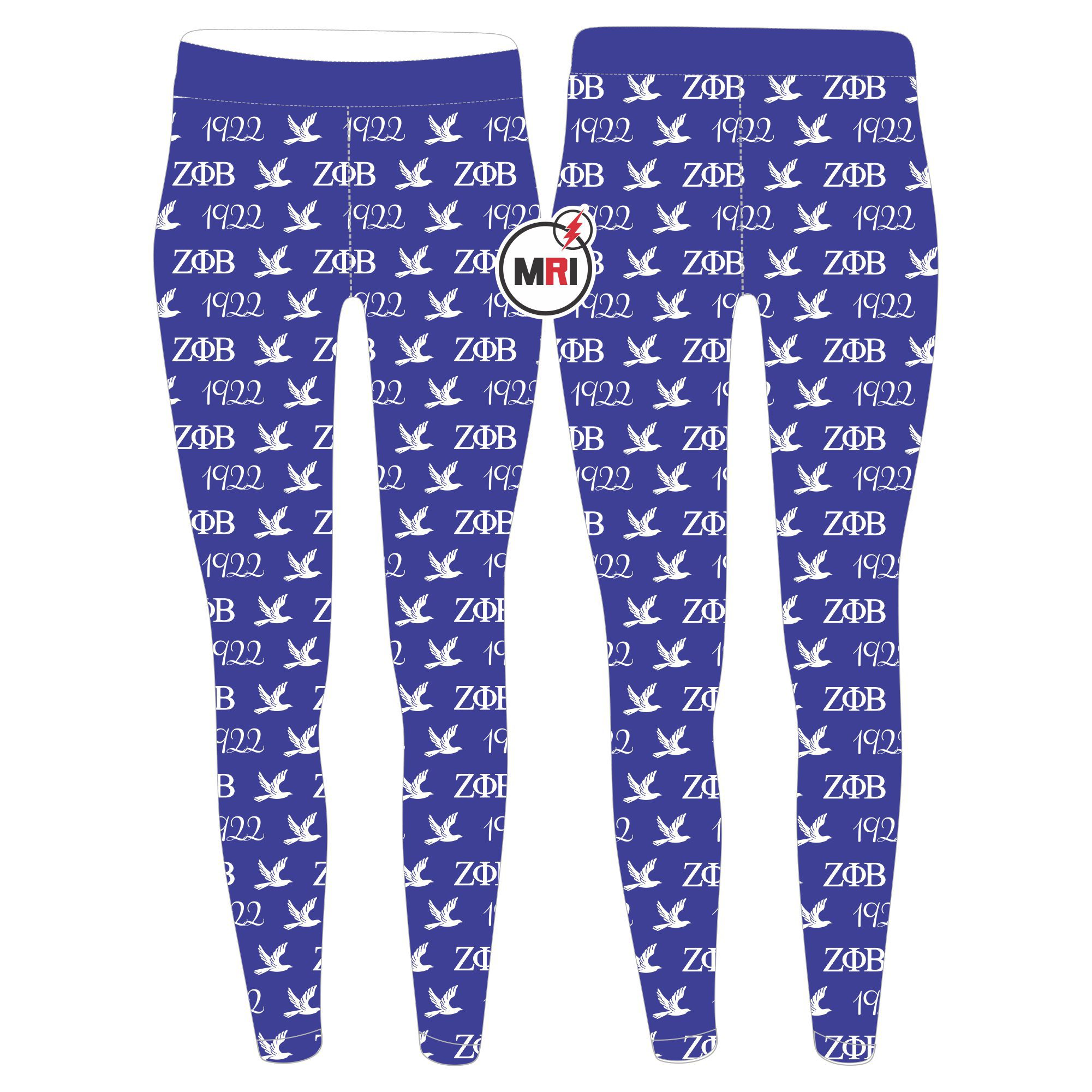Zeta Phi Beta Legging