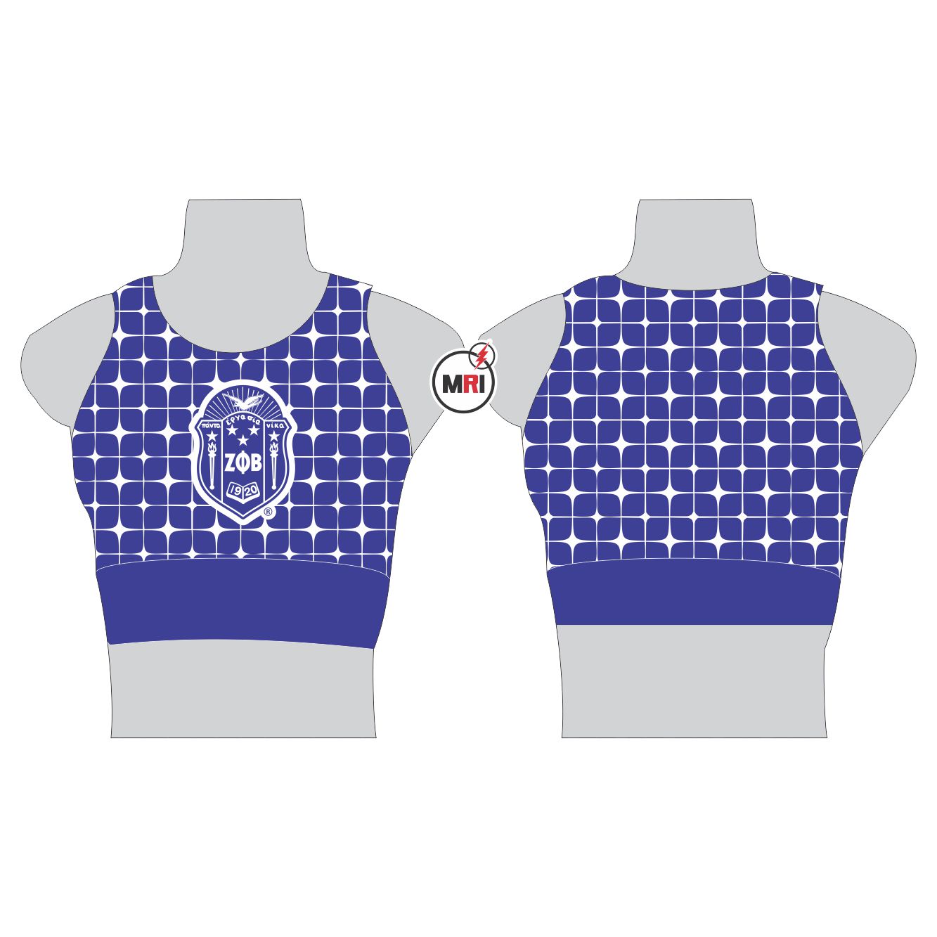 Zeta Phi Beta Fitness Bra