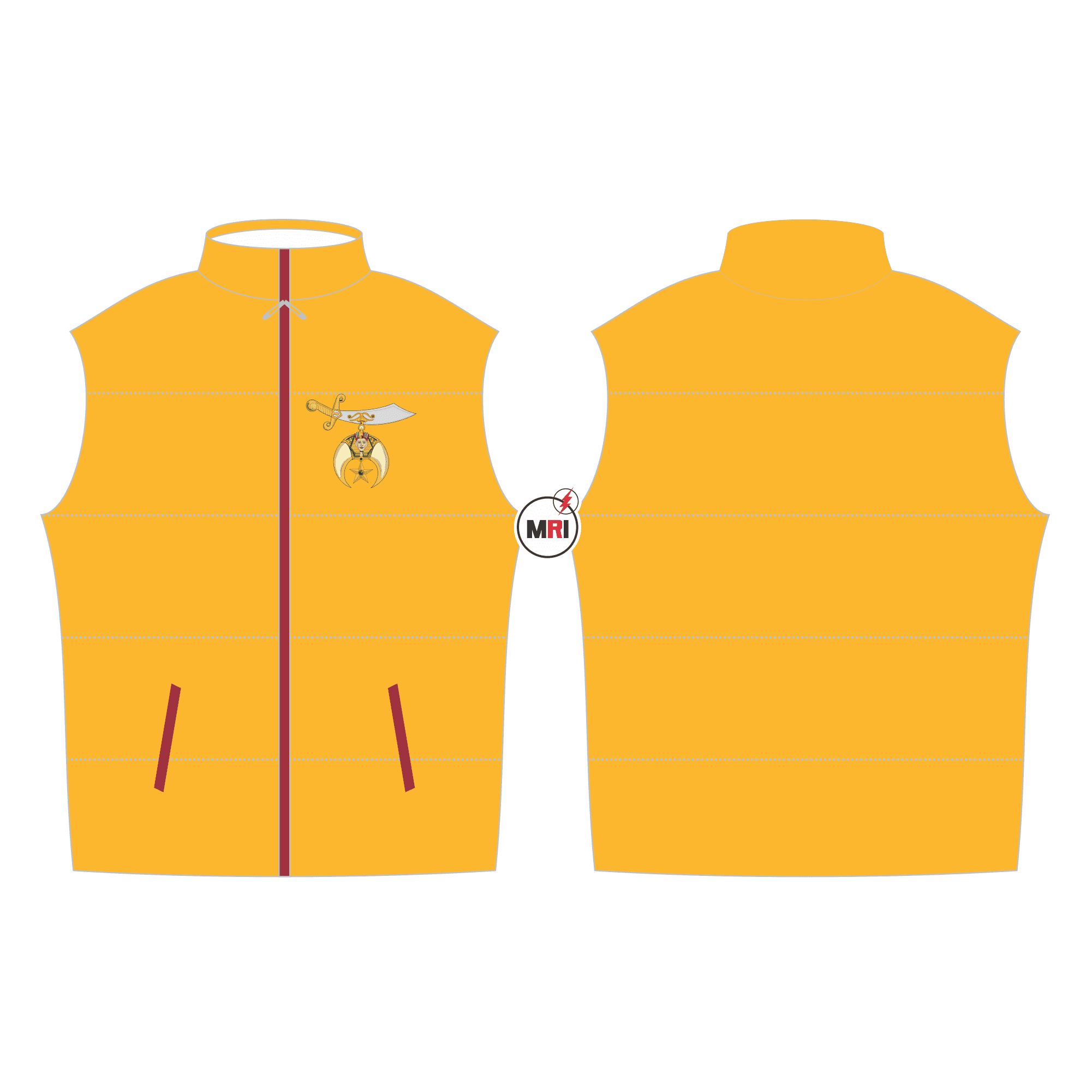 Shriners Quilted Vest