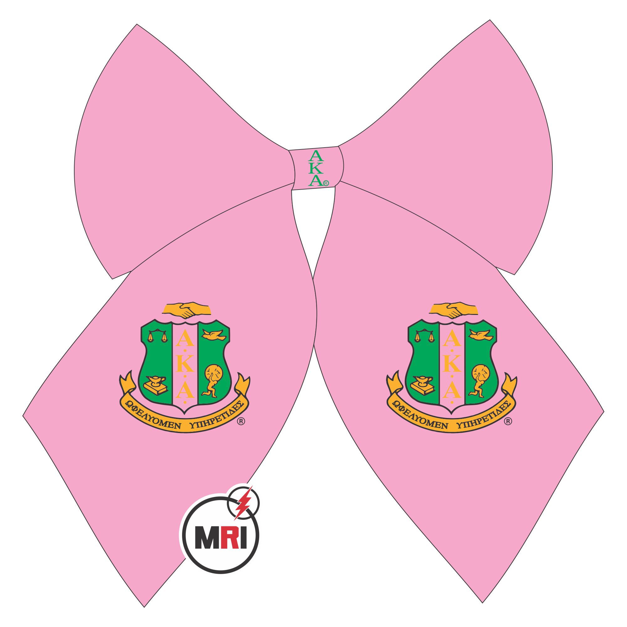 Alpha Kappa Alpha Sublimated Bow Tie