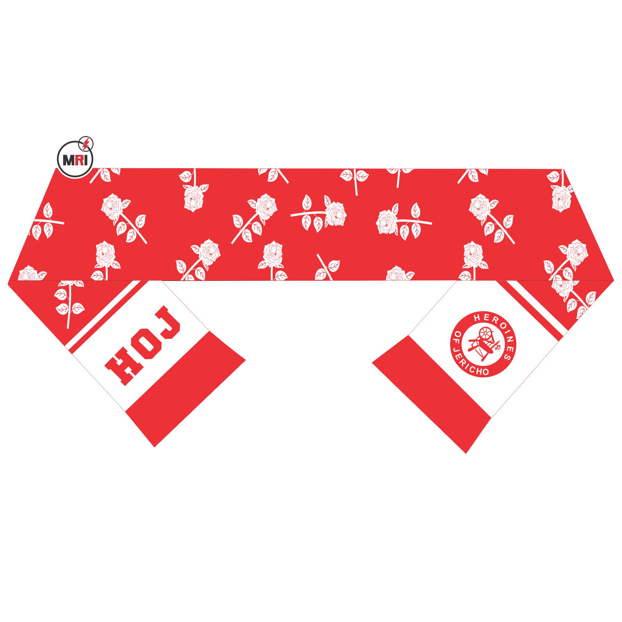 Heroines Of Jericho Sublimated Silk Scarf - Image 2