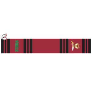 Shriners Sublimated Silk Scarf