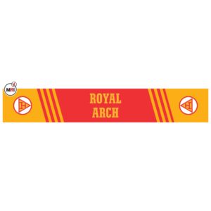 Holy Royal Arch Masonry Sublimated Silk Scarf