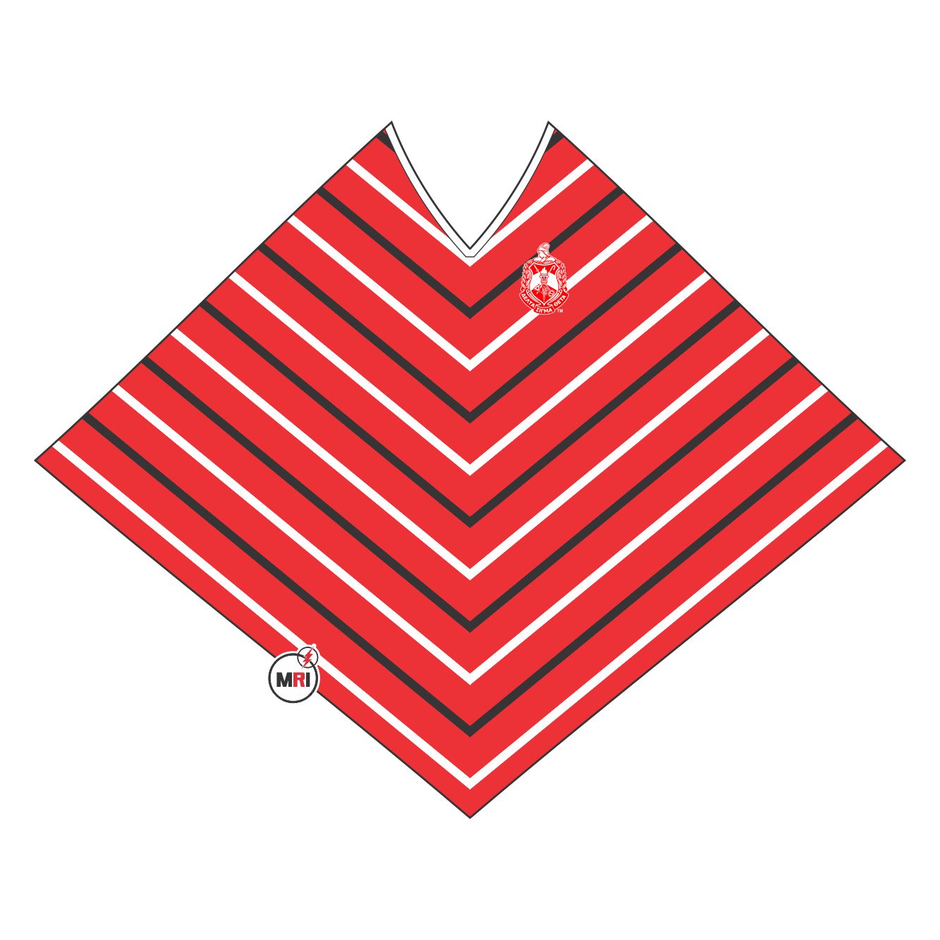Delta Sigma Theta Knitted Cape Shawl