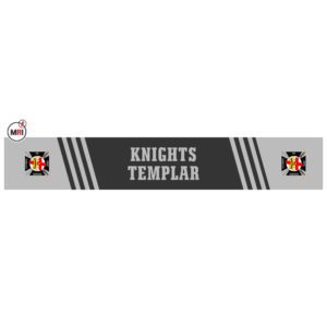 Knight Templar Sublimated Silk Scarf