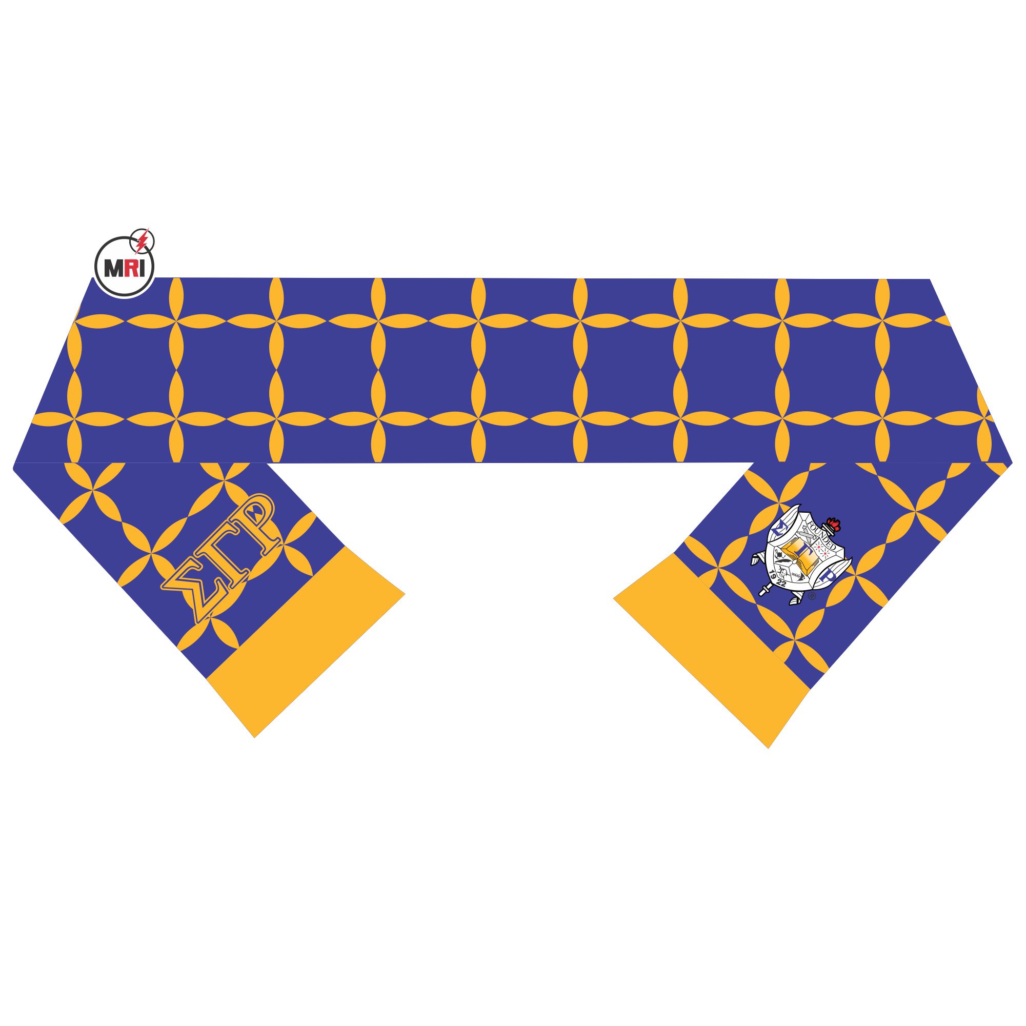 Sigma Gamma Rho Sublimated Silk Scarf - Image 2