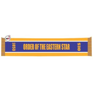 Order Of The Eastern Star Knitted Scarf