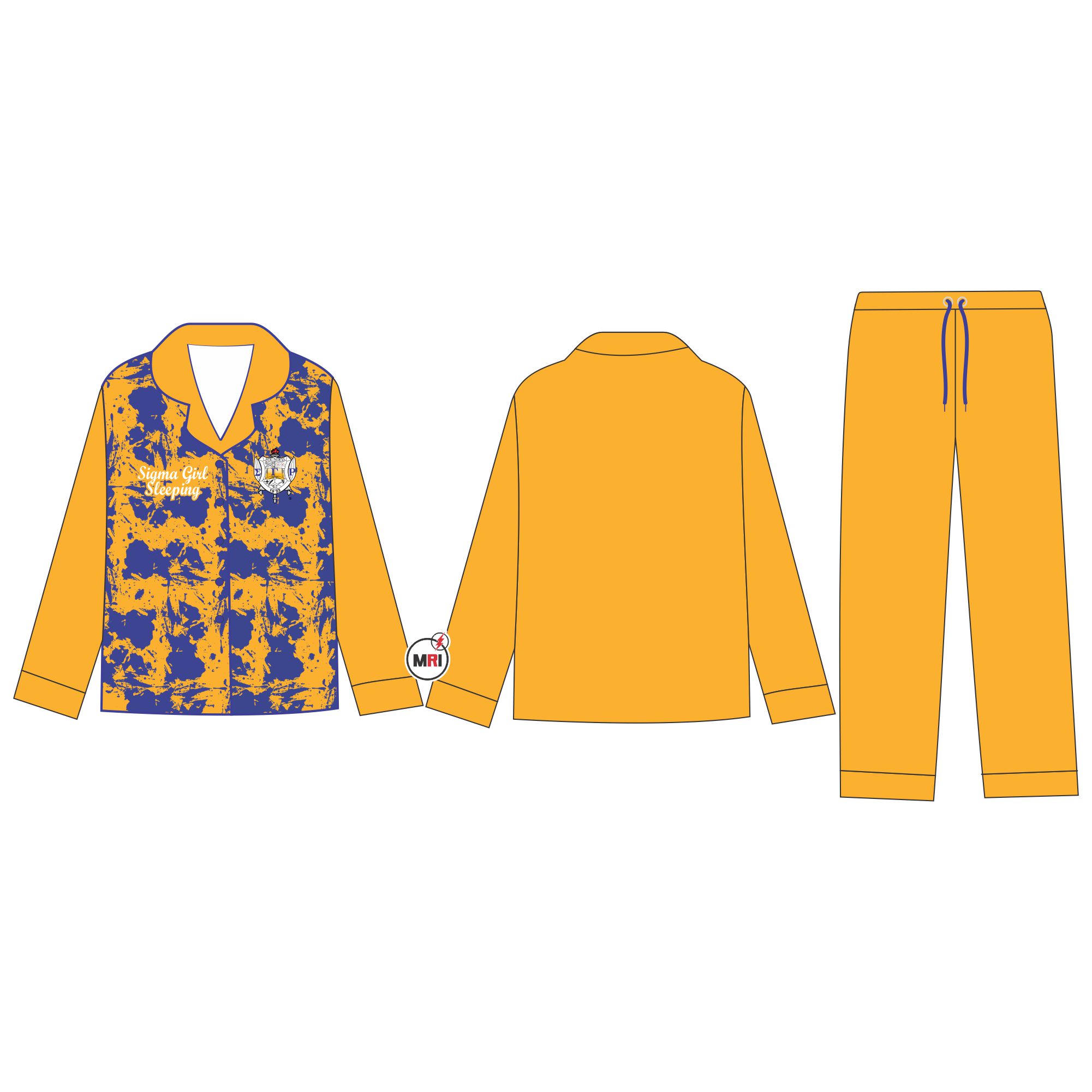 Sigma Gamma Rho Sublimated Pajama Set