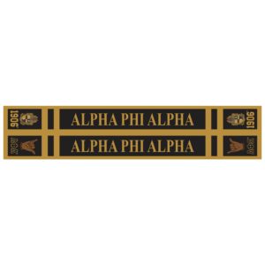 Alpha Phi Alpha Sublimated Silk Scarf