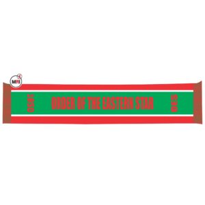 Order Of The Eastern Star Knitted Scarf