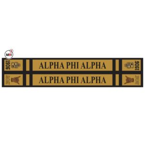 Alpha Phi Alpha Sublimated Silk Scarf