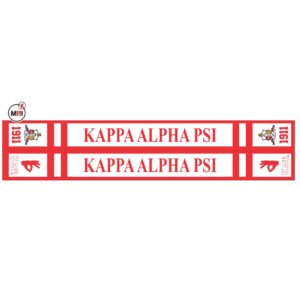 Kappa Alpha Psi Sublimated Silk Scarf