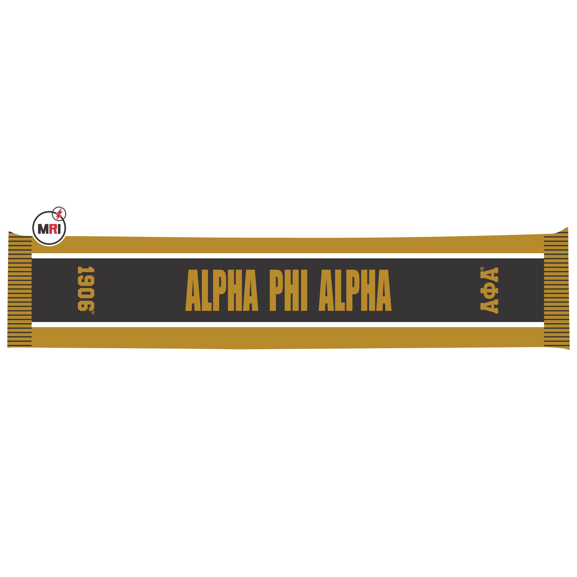 Alpha Phi Alpha Knitted Scarf
