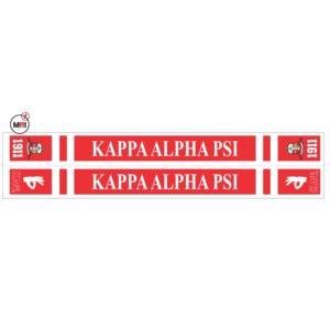 Kappa Alpha Psi Sublimated Silk Scarf