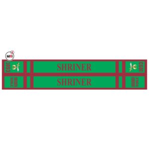Shriners Sublimated Silk Scarf