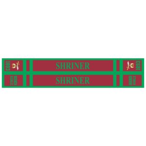Shriners Sublimated Silk Scarf