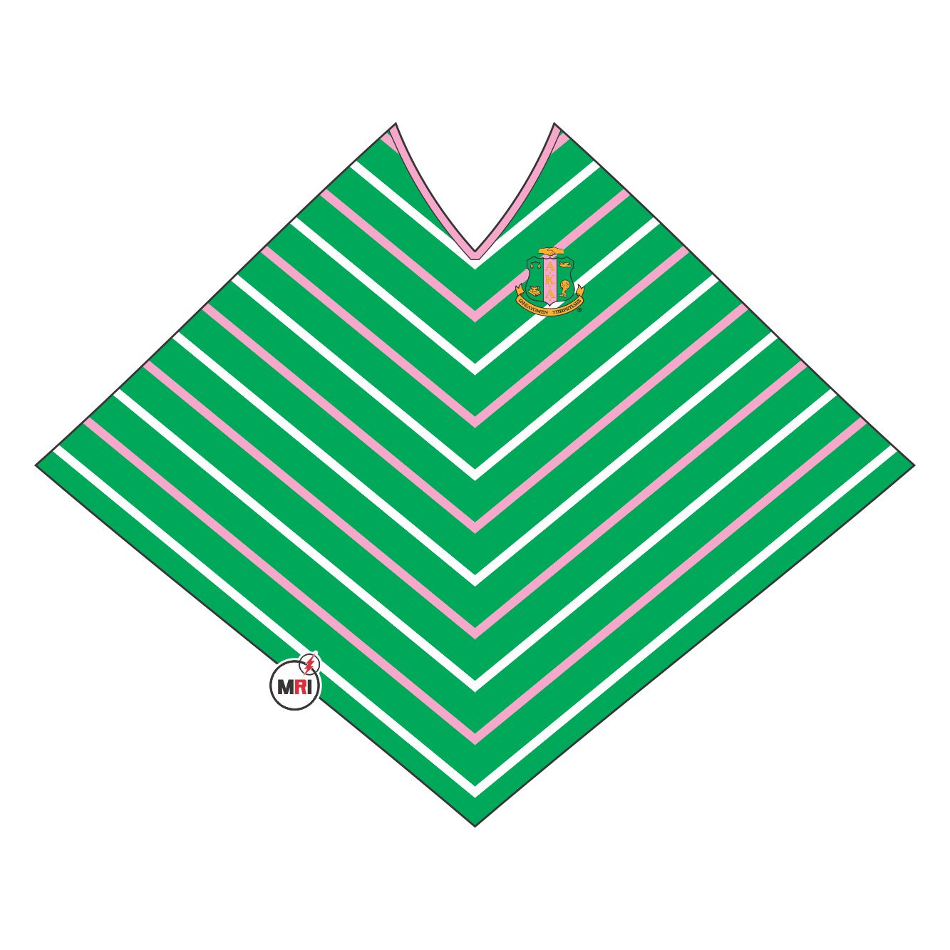 Alpha Kappa Alpha Knitted Cape Shawl