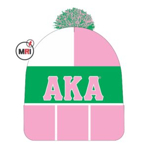 Alpha Kappa Alpha Knitted Beanie Cap