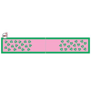 Alpha Kappa Alpha Sublimated Silk Scarf