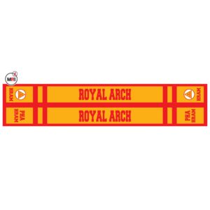 Holy Royal Arch Masonry Sublimated Silk Scarf