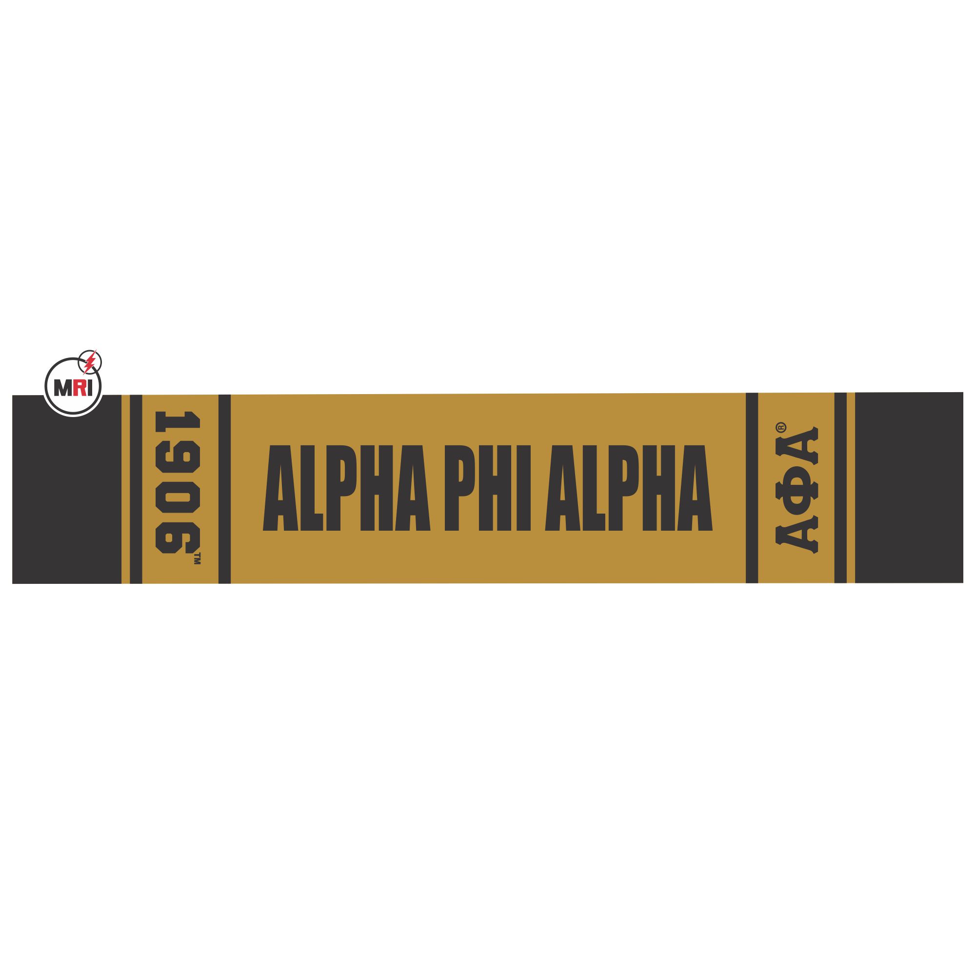 Alpha Phi Alpha Sublimated Silk Scarf