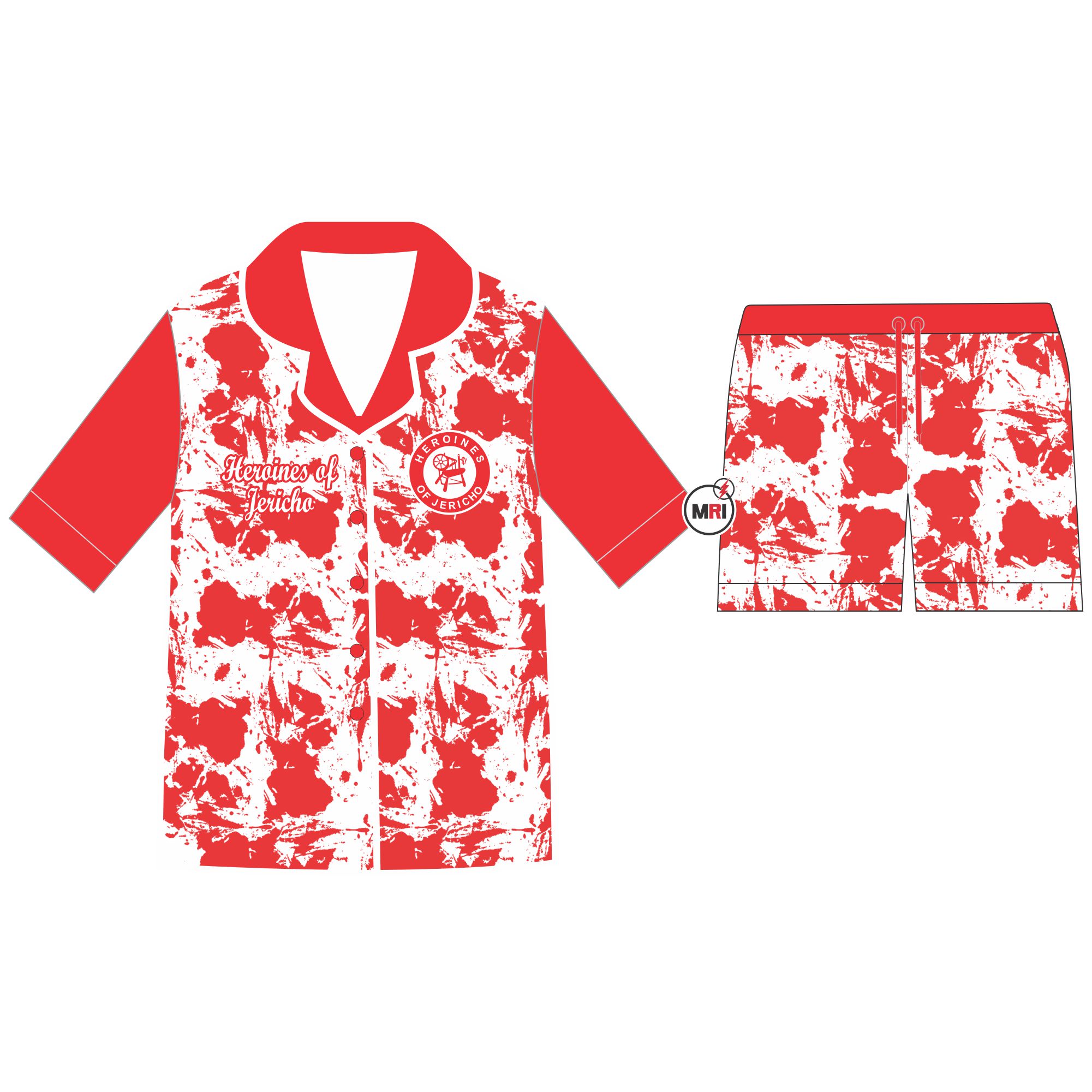 Heroines Of Jericho Sublimated Pajama Set