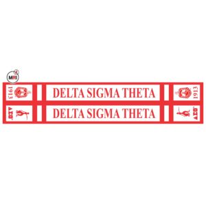 Delta Sigma Theta Sublimated Silk Scarf