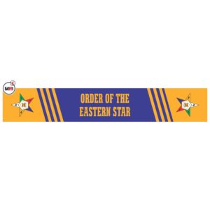 Order Of The Eastern Star Sublimated Silk Scarf