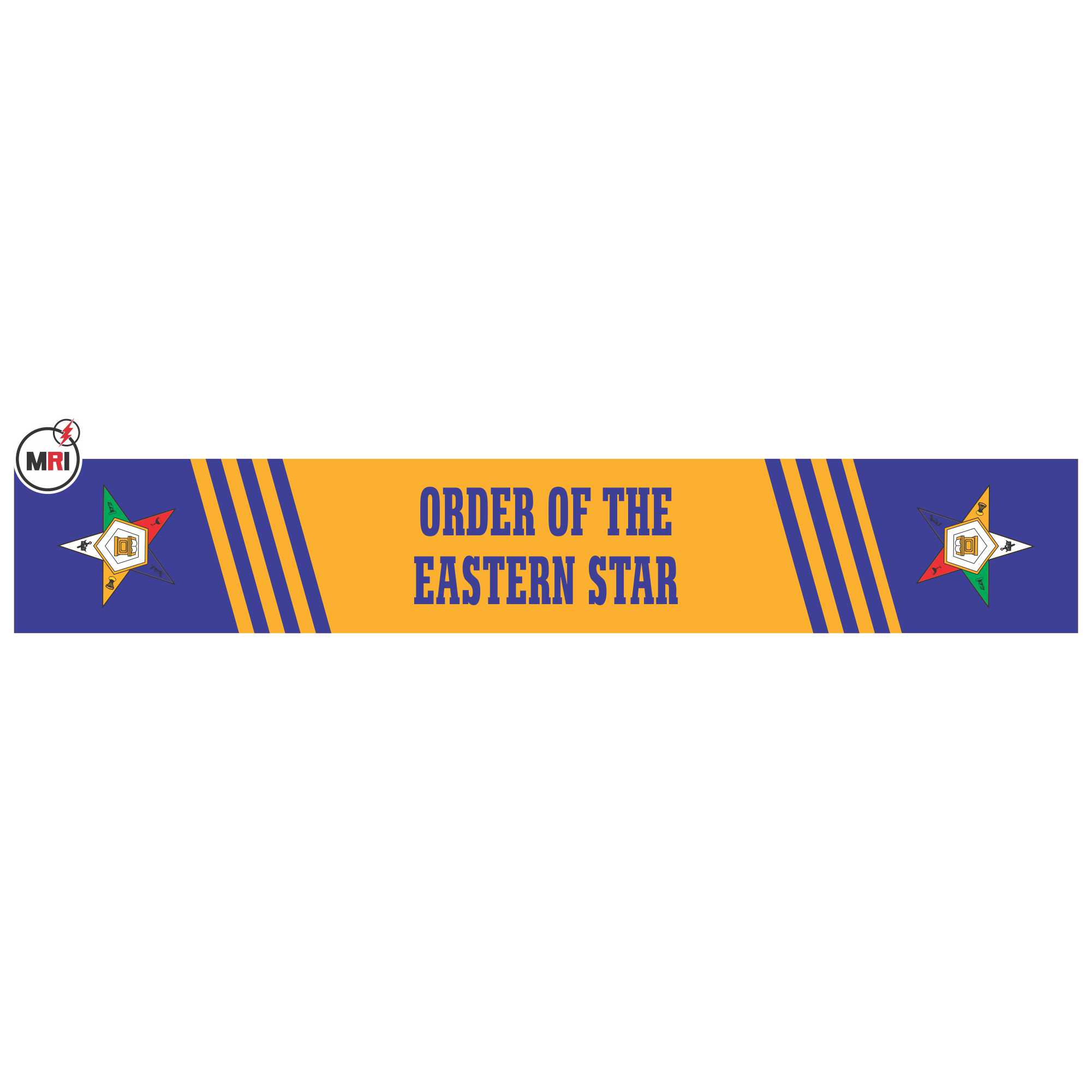 Order Of The Eastern Star Sublimated Silk Scarf