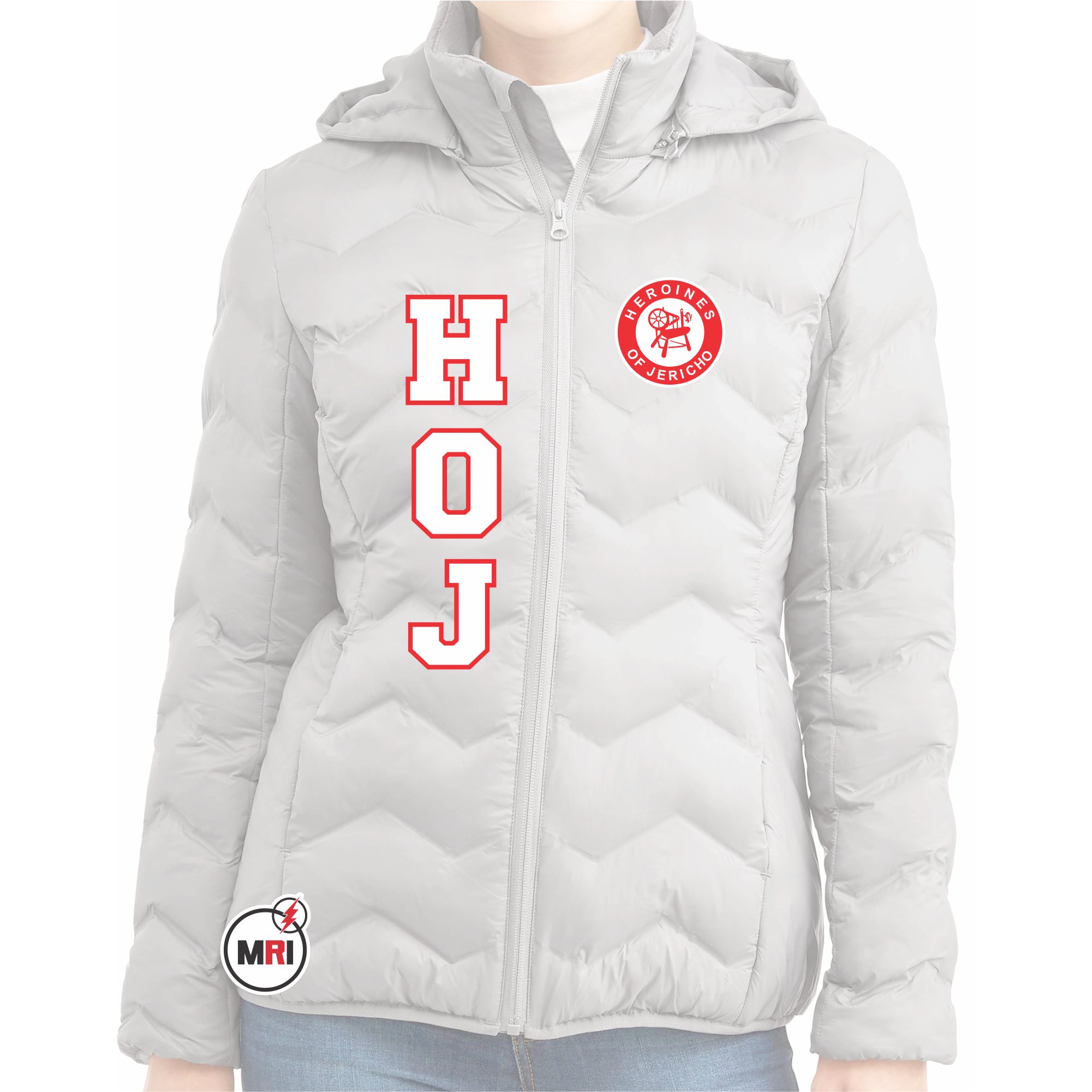 Heroines Of Jericho Puffer Jacket with Hood