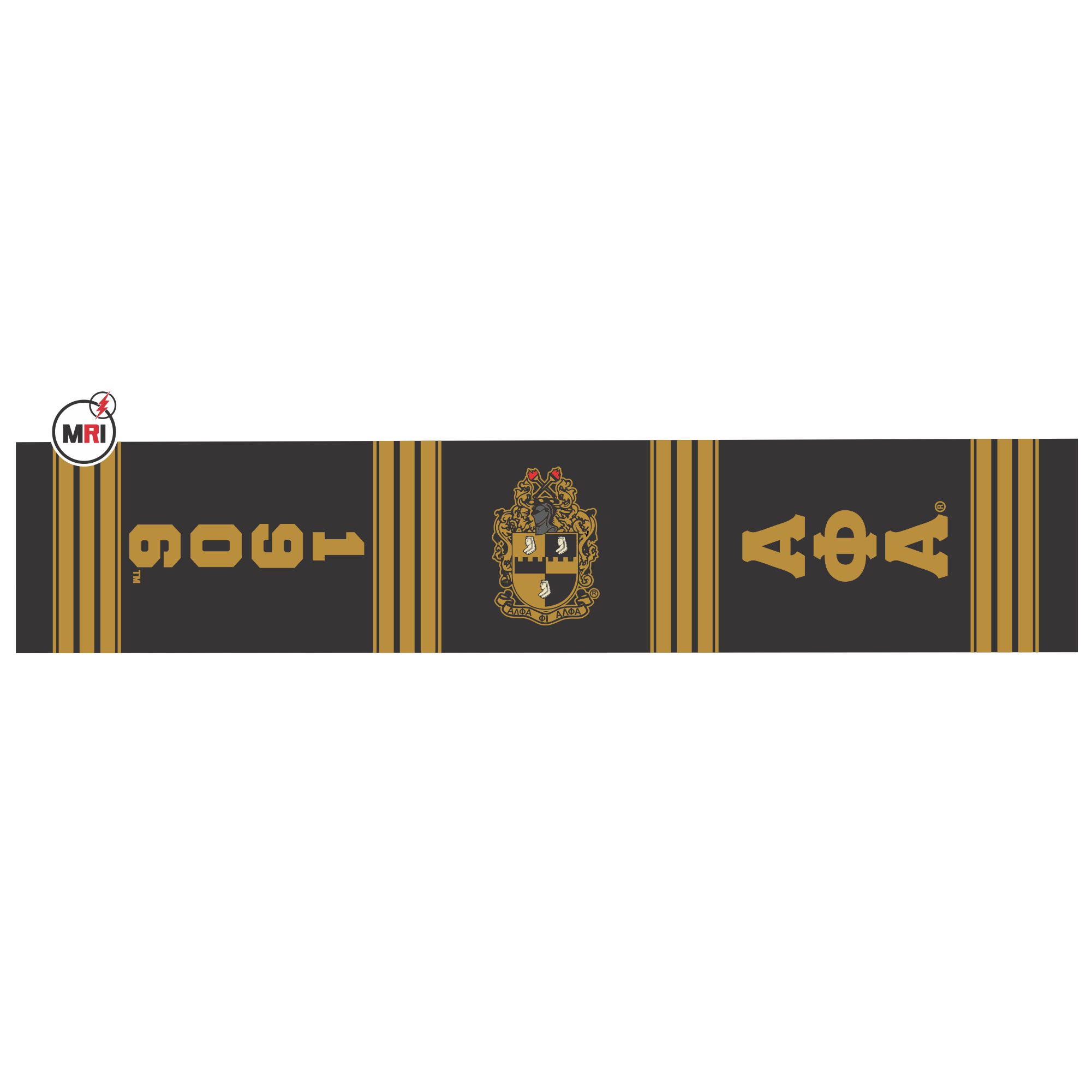 Alpha Phi Alpha Sublimated Silk Scarf