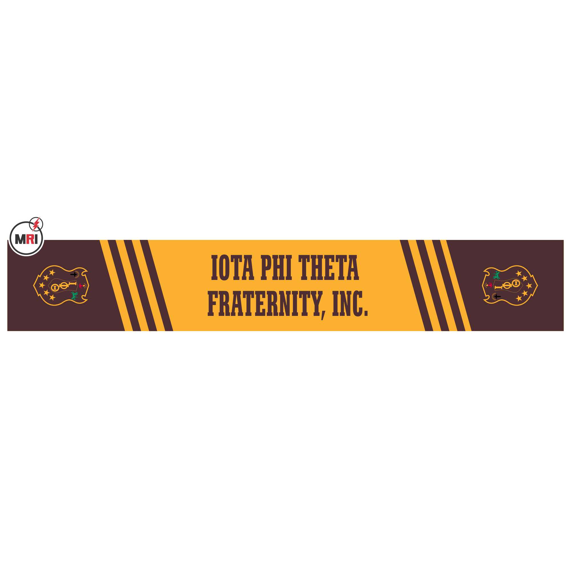 Iota Phi Theta Sublimated Silk Scarf