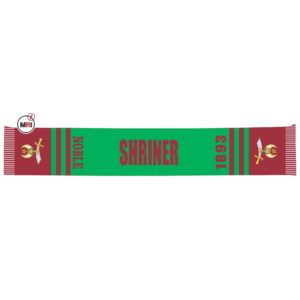 Shriners Knitted Scarf