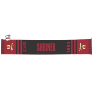 Shriners Knitted Scarf