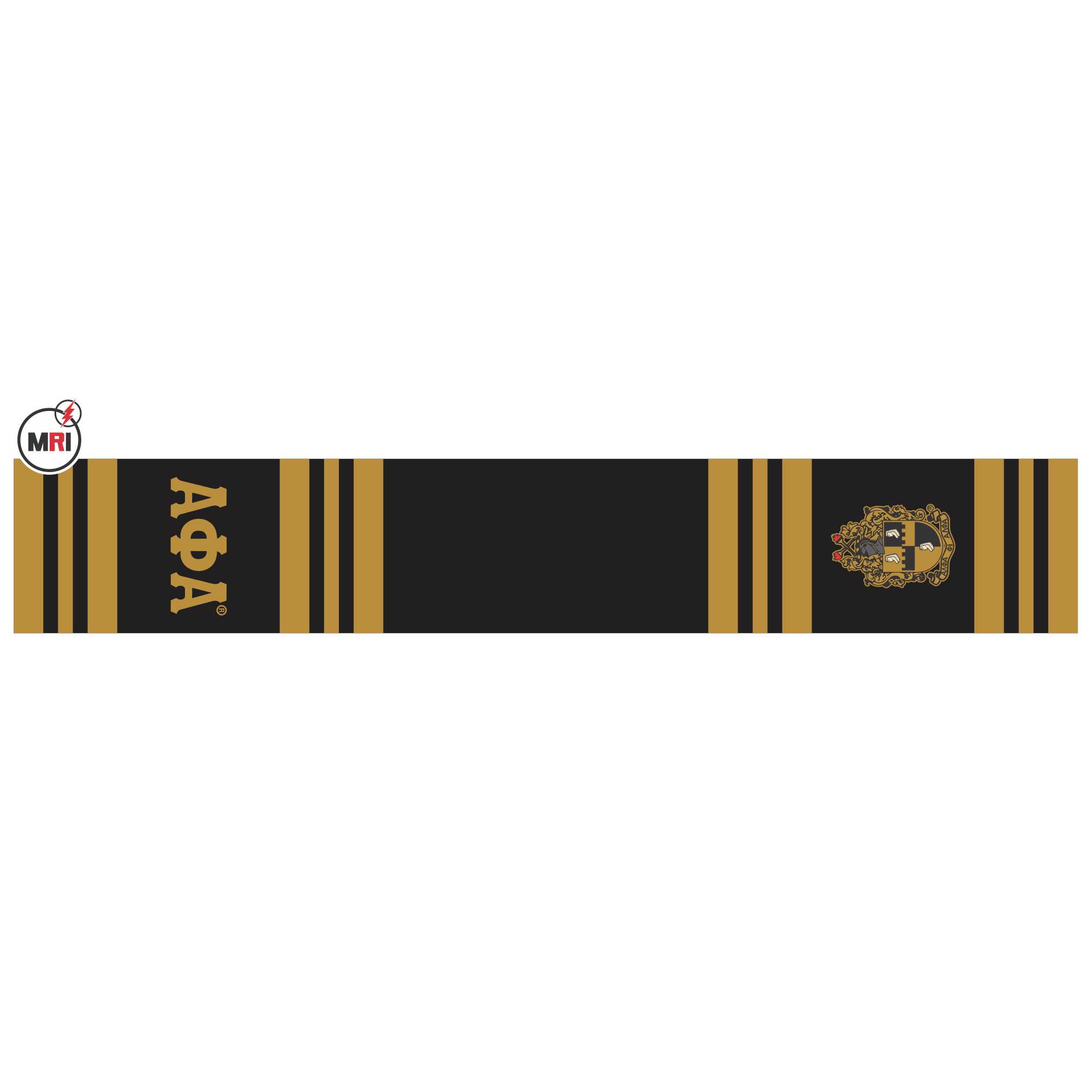 Alpha Phi Alpha Sublimated Silk Scarf