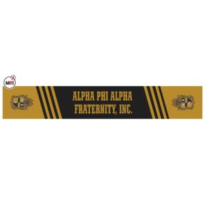 Alpha Phi Alpha Sublimated Silk Scarf