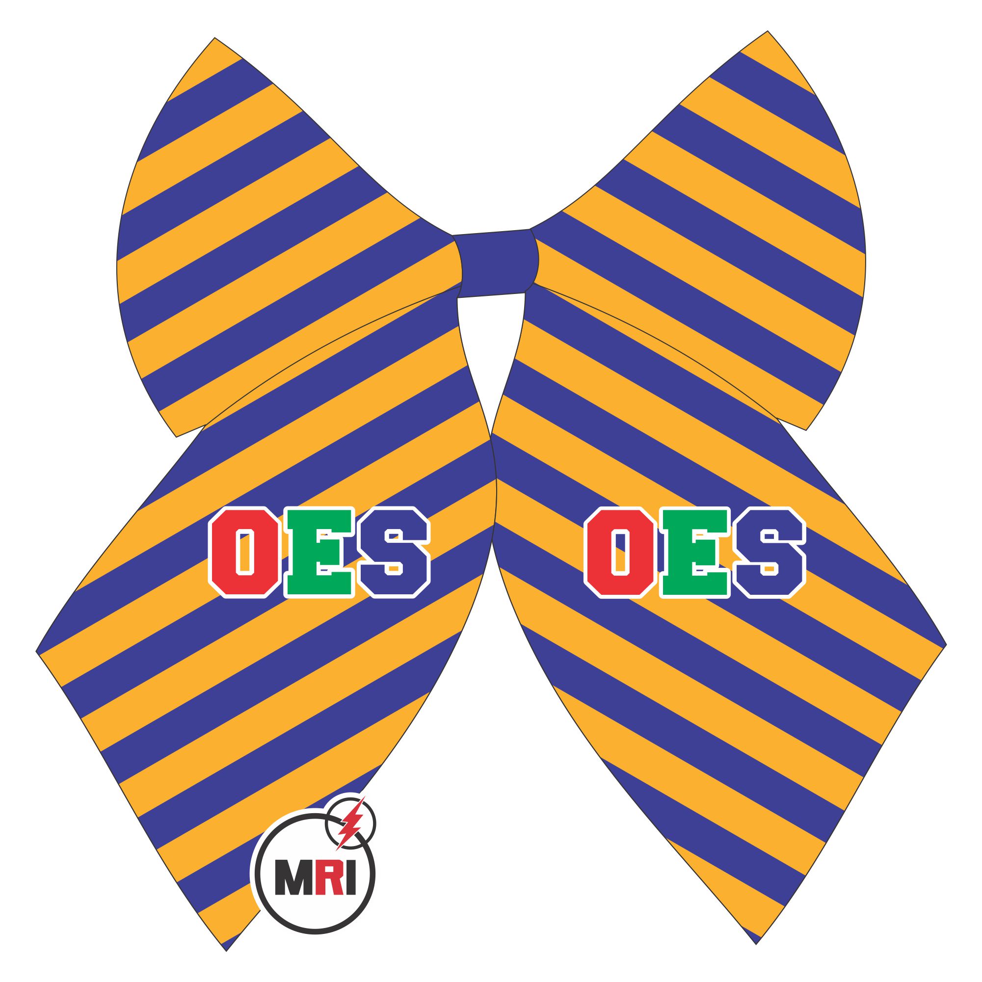 Order Of The Eastern Star Sublimated Bow Tie