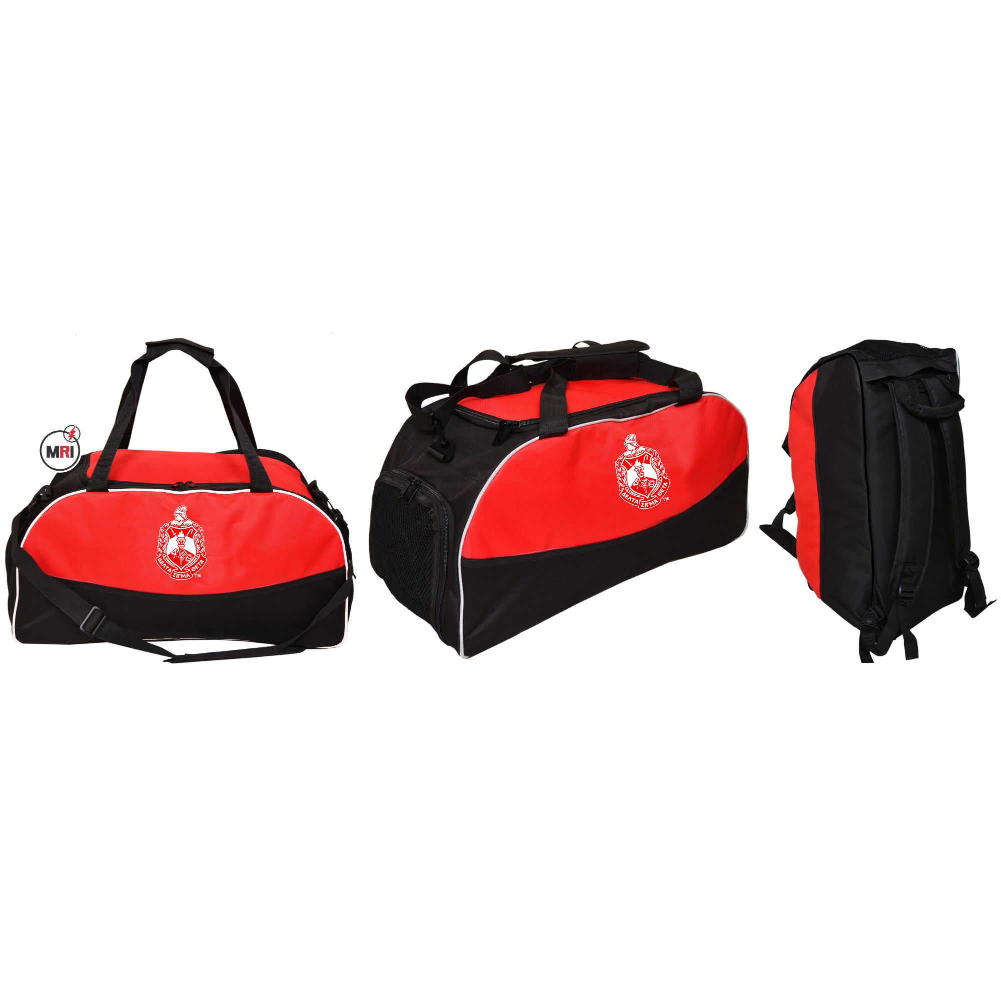 Delta Sigma Theta Duffle Bag Convert into Backpack
