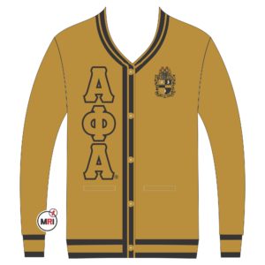 Alpha Phi Alpha Knitted Cardigan Sweater