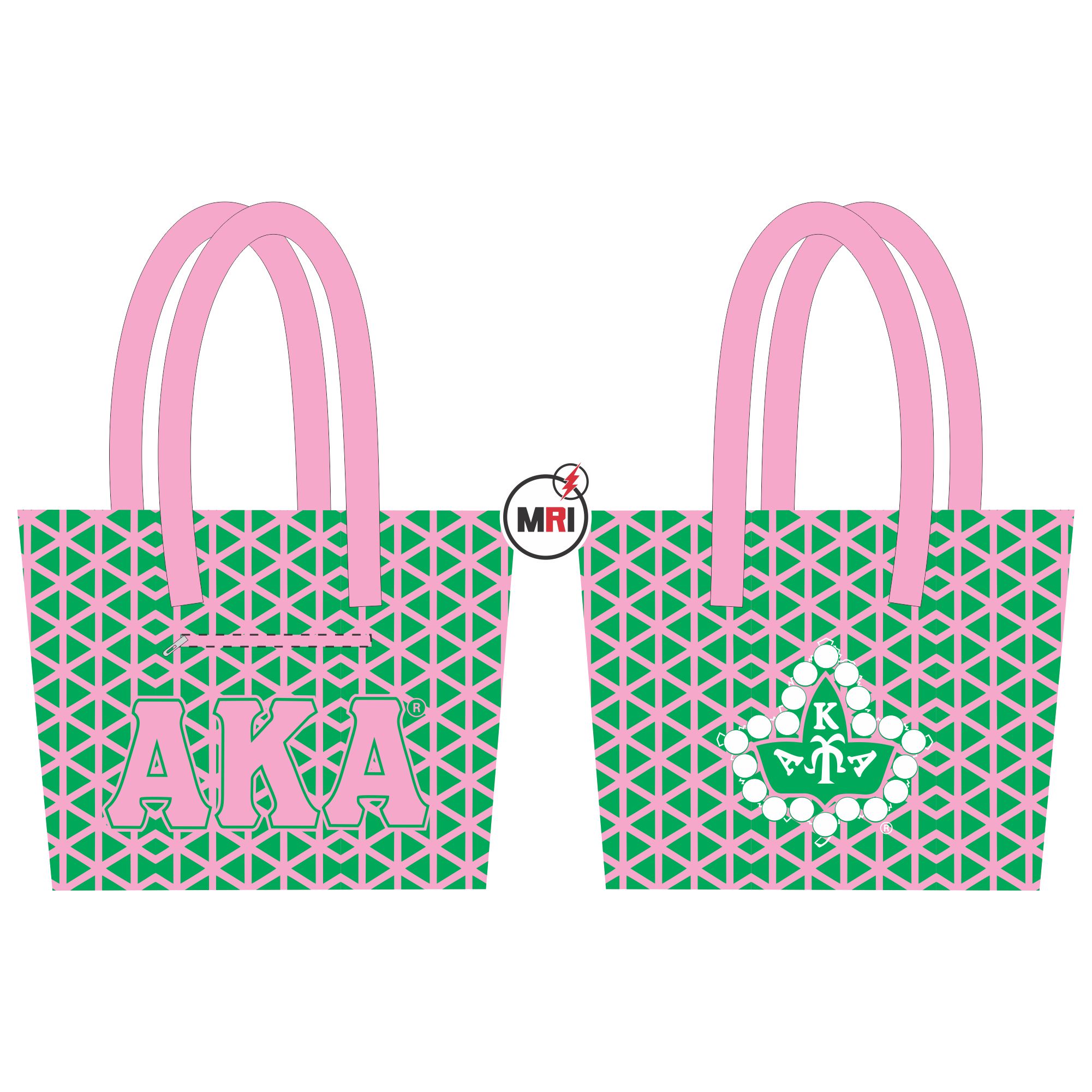 Alpha Kappa Alpha Sublimation Tote Bag