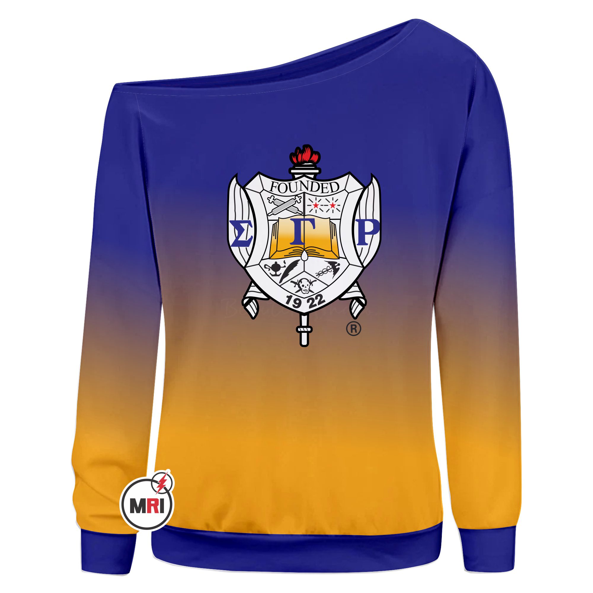Sigma Gamma Rho Off Shoulder Sweatshirt