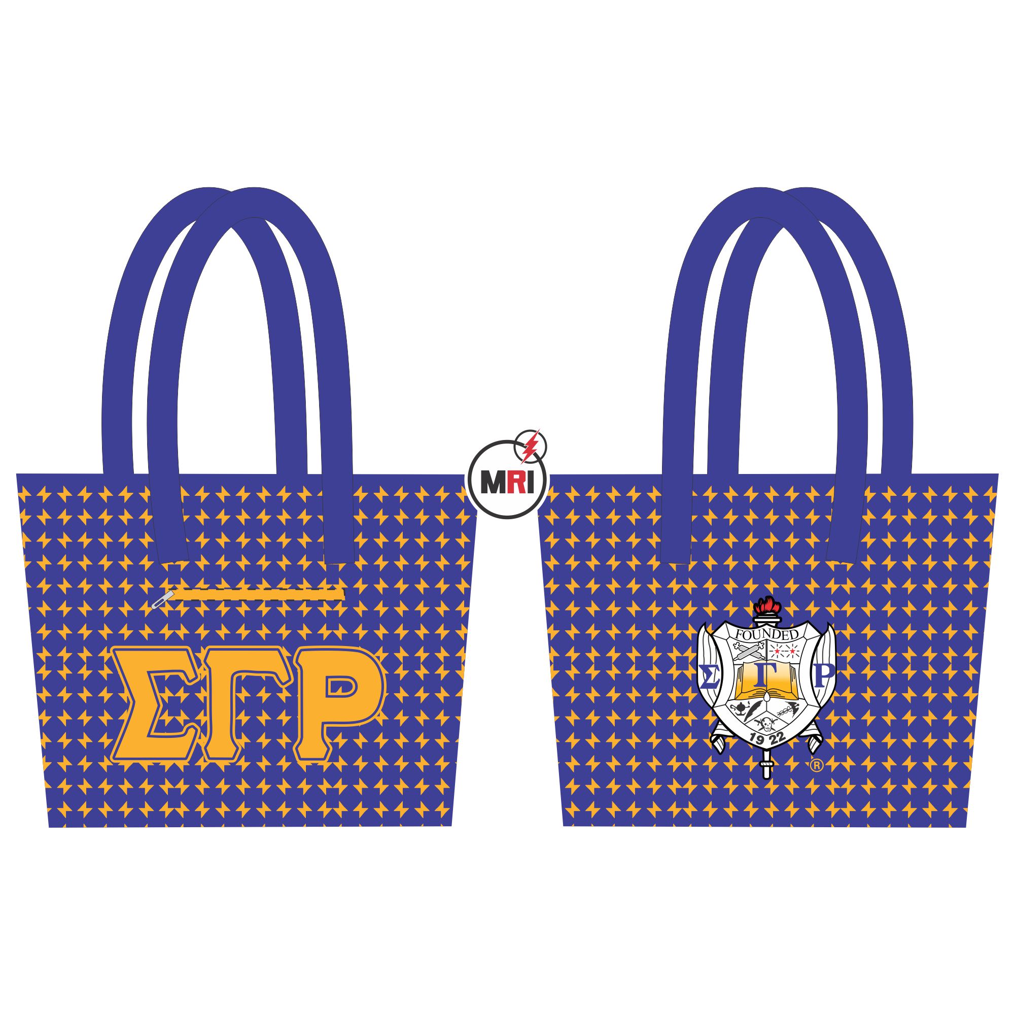 Sigma Gamma Rho Sublimation Tote Bag