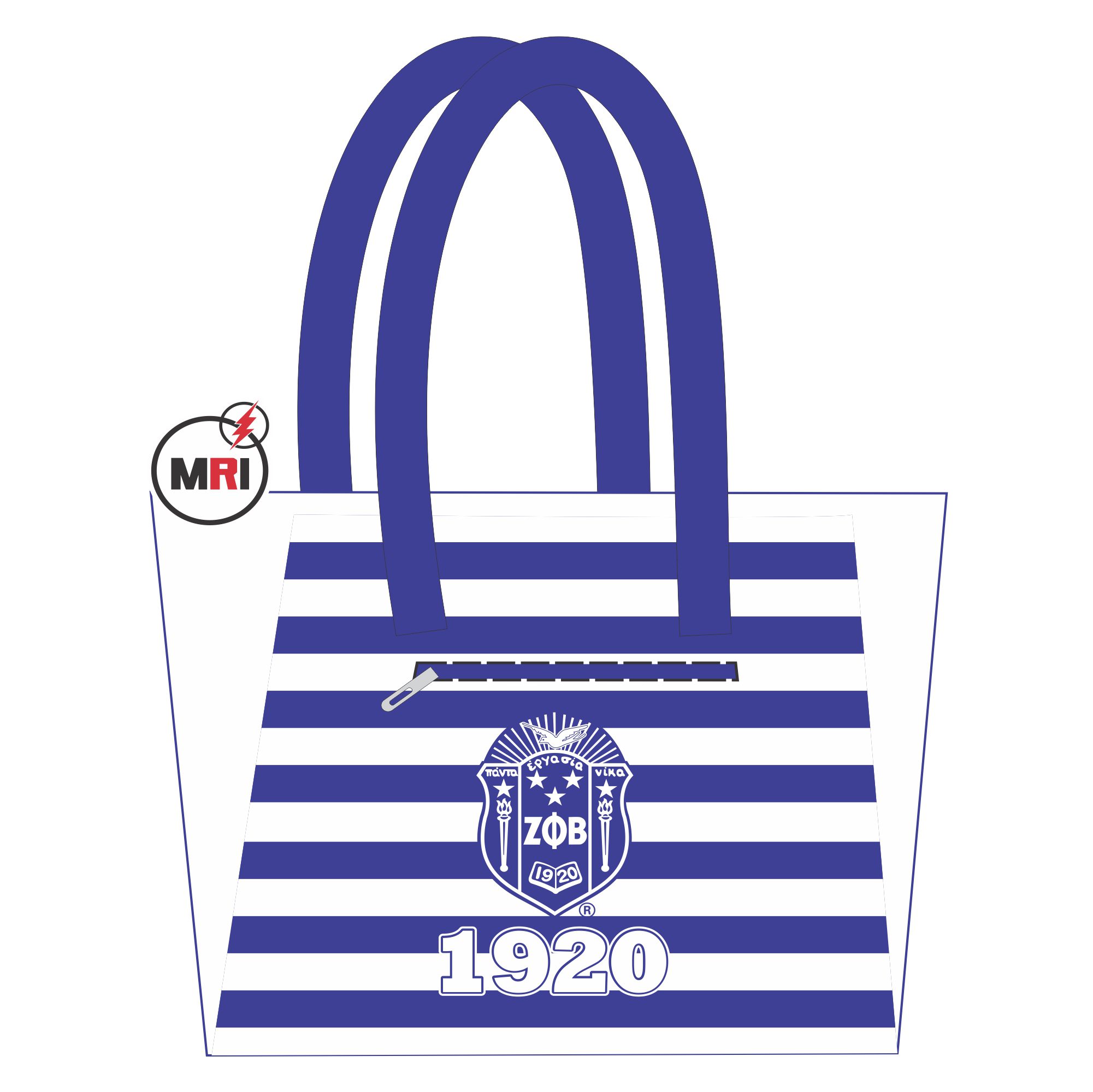 Zeta Phi Beta Sublimation Tote Bag
