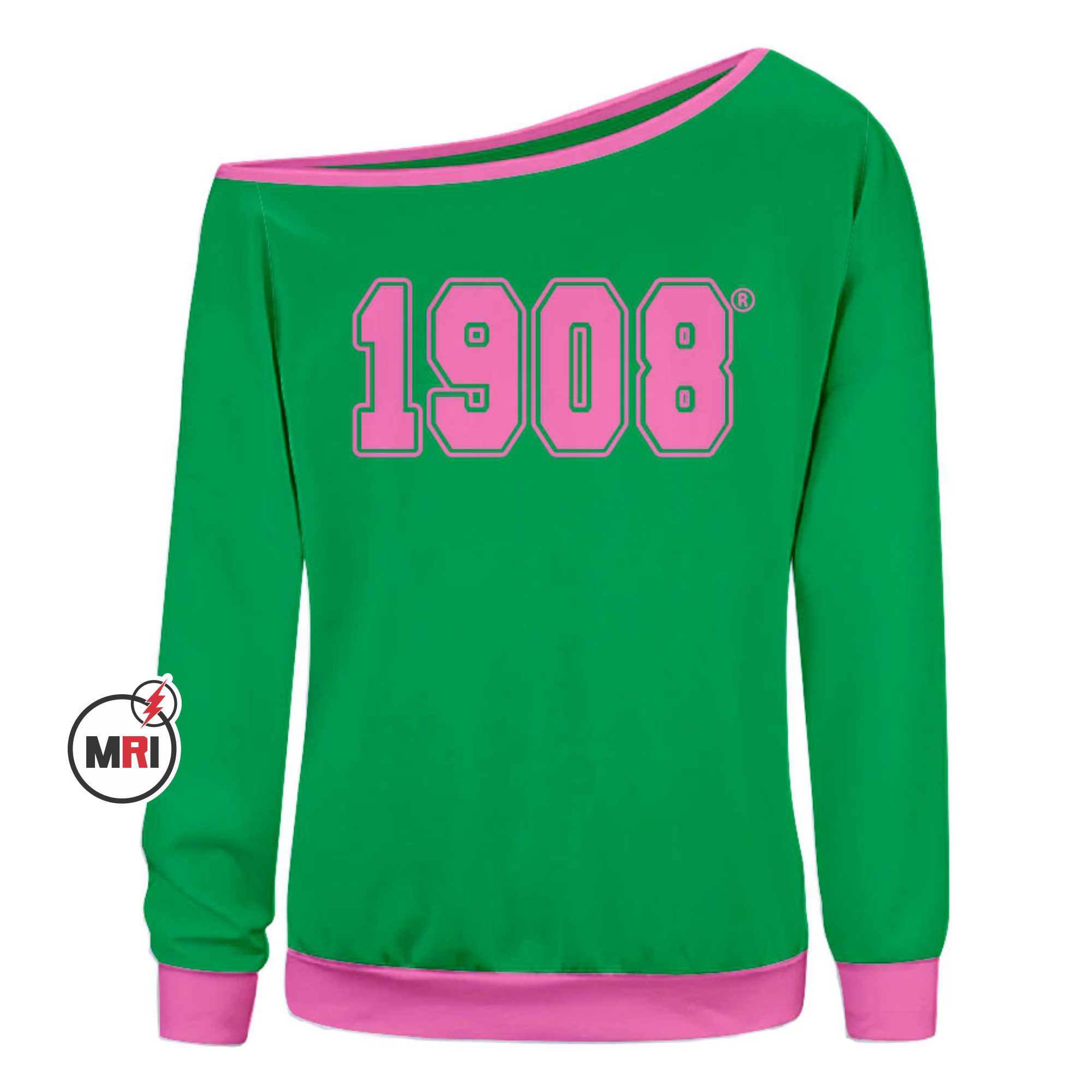 Alpha Kappa Alpha Off Shoulder Sweatshirt